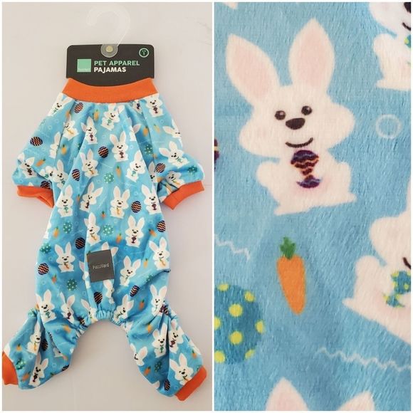 Fuzzyard Other - Fuzzyard Blue Easter Holiday Dog Pajamas Size 1